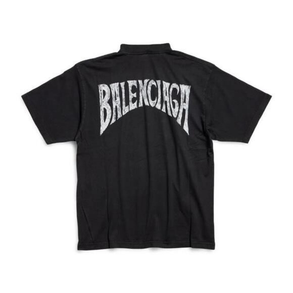 New Authentic BALENCIAGA Paris Sunset Graphic T-Shirt Oversize fit size XS - Picture 1 of 11